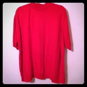 Short sleeve sweater